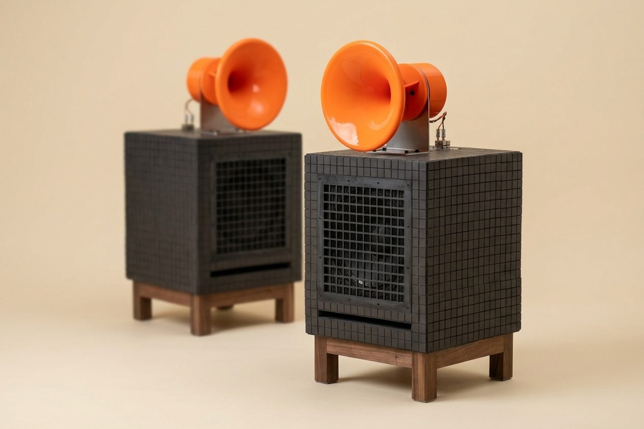 Sherkin — the world's first tiled horn speaker
